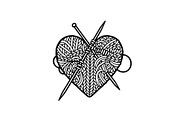 Knitted Heart Love Vector Bundle, an Illustration by Designs_River (Thumbnail 52 of 53)
