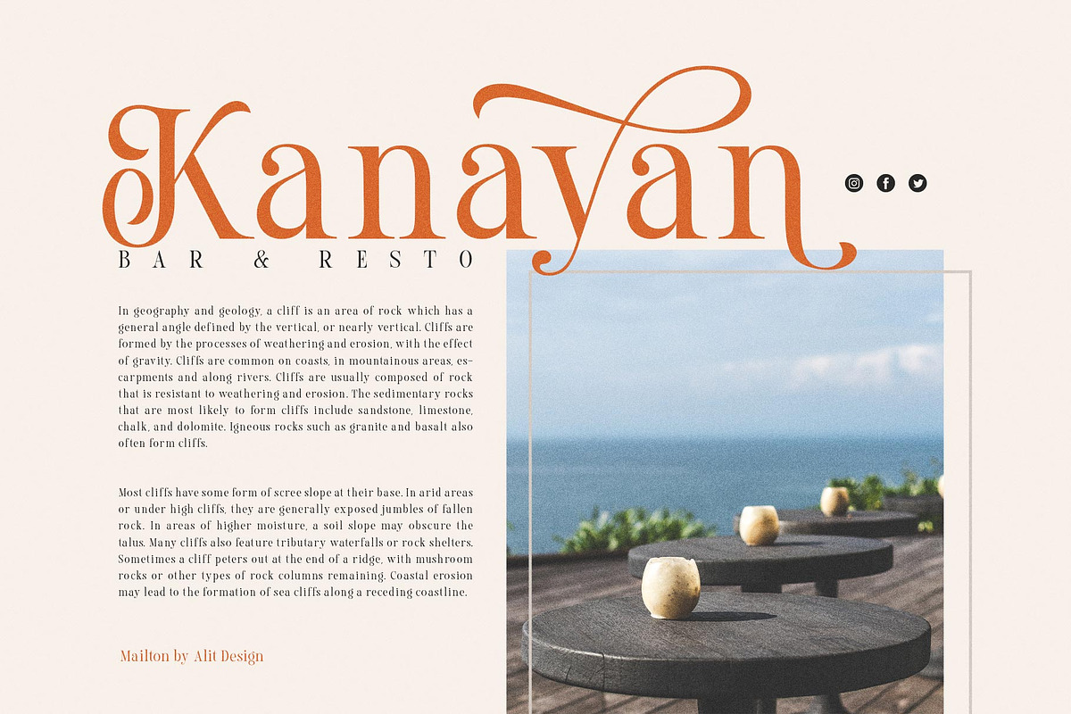 Mailton Typeface, a Serif Font by alit design (Photo 21 of 23)