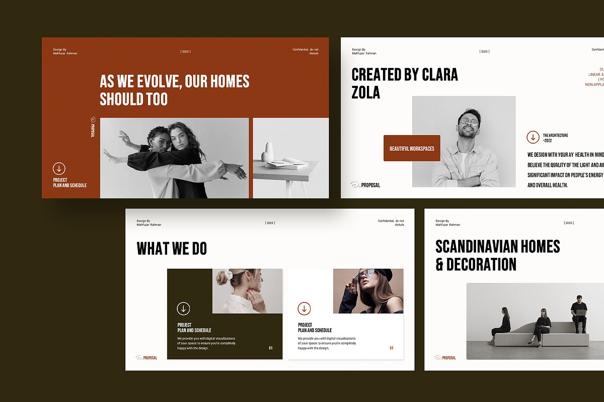 Interior Design Proposal, a Presentation Template by KreateTribe (Photo 3 of 6)