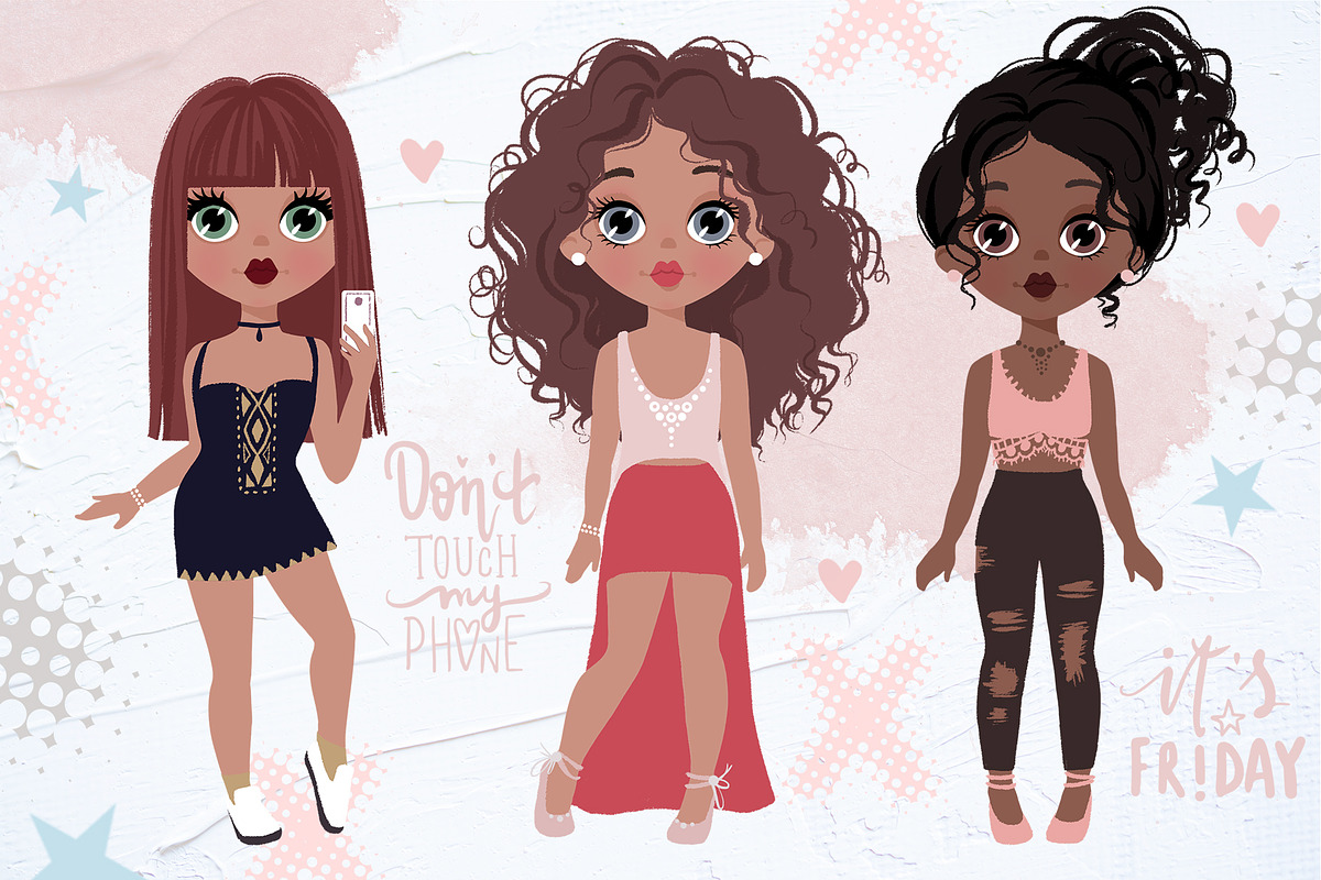 Character Creator! Boys & Girls, a Decorative Illustration by Yana Lesiuk (Photo 7 of 12)