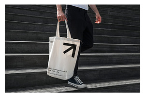 2x Canvas Tote Bag Mockup Bundle