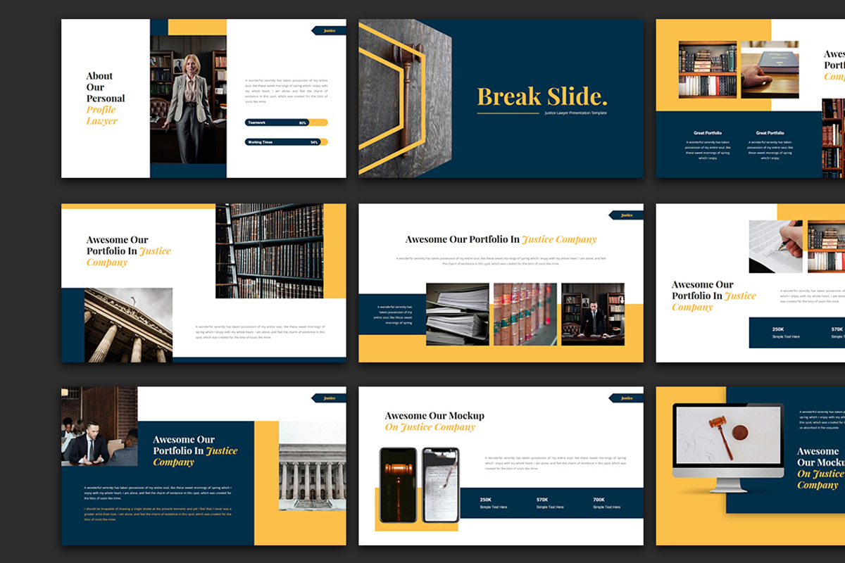 Justice - Law and Justice PowerPoint, a Presentation Template by Raseuki (Photo 5 of 6)