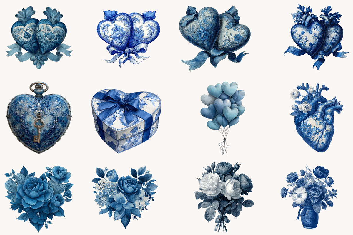 Romantic Vintage Valentine's Day, an Illustration by Designworld (Photo 3 of 10)