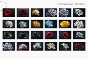 Majestic Gradient Flowers, a Wallpaper Graphic by Lumeno (Thumbnail 8 of 10)