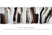WHITE AND BROWN MODERN ABSTRACT ART, a Decorative Illustration by identity.ART (Thumbnail 4 of 7)