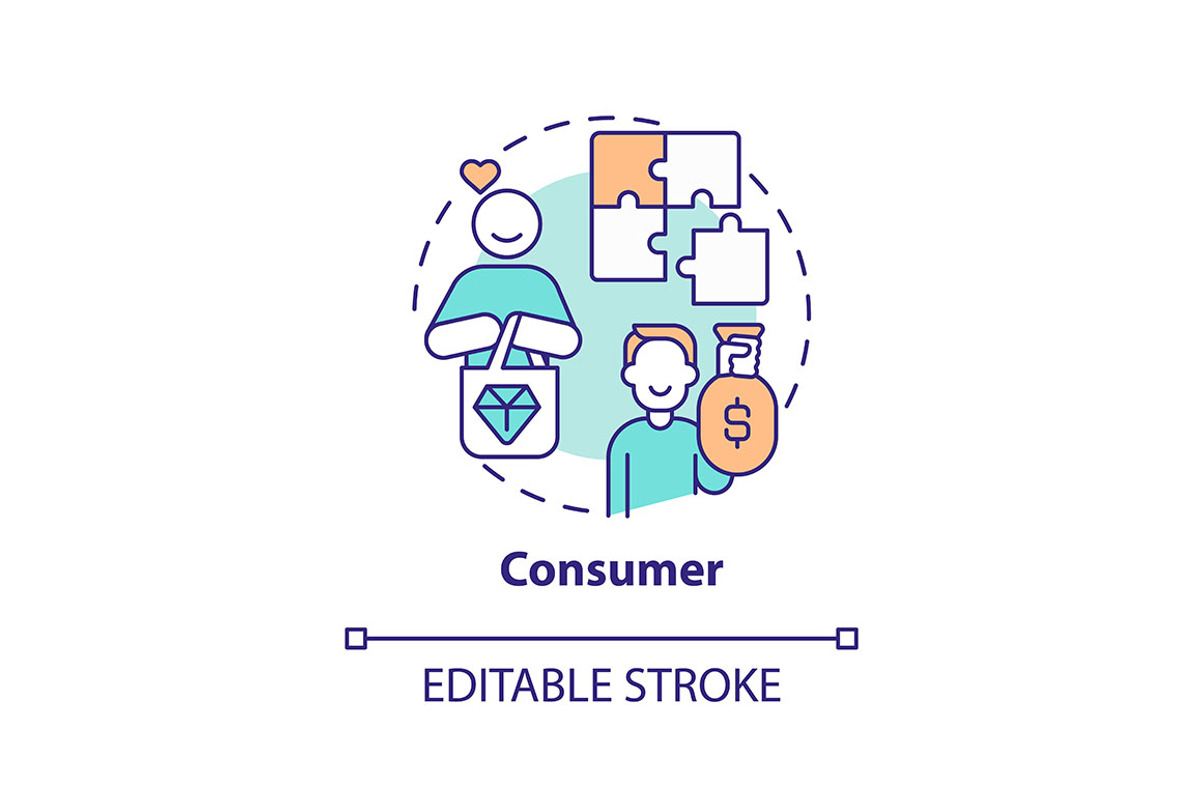 Consumer concept icon, an Icon by IMG Visuals