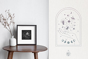 MAGICAL MUSHROOM LINE ART, an Object Illustration by Kate Art (Thumbnail 9 of 10)