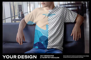 T-shirt mockup Template, a Shirt Mockup by PaperMoon (Thumbnail 3 of 3)
