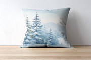 Watercolor Winter Scenes, a Seasonal Illustration by Sunny Jar Designs (Thumbnail 5 of 6)