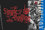 Electro Black Vintage Blackletter, a Blackletter Font by alit design (Thumbnail 11 of 18)