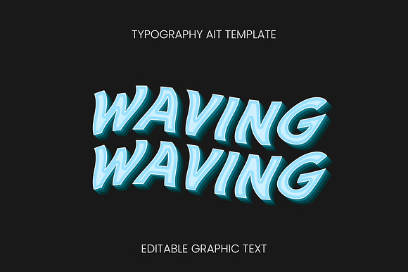 Wave Echo Motion Text Effect