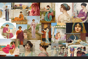 John William Godward HQ Paintings