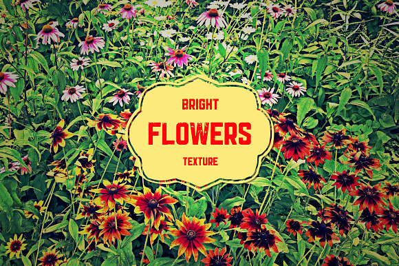 Bright Flowers Texture preview 4