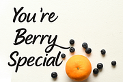 Blueberry snack, a Handwritten Font by cocodesign (Thumbnail 4 of 6)