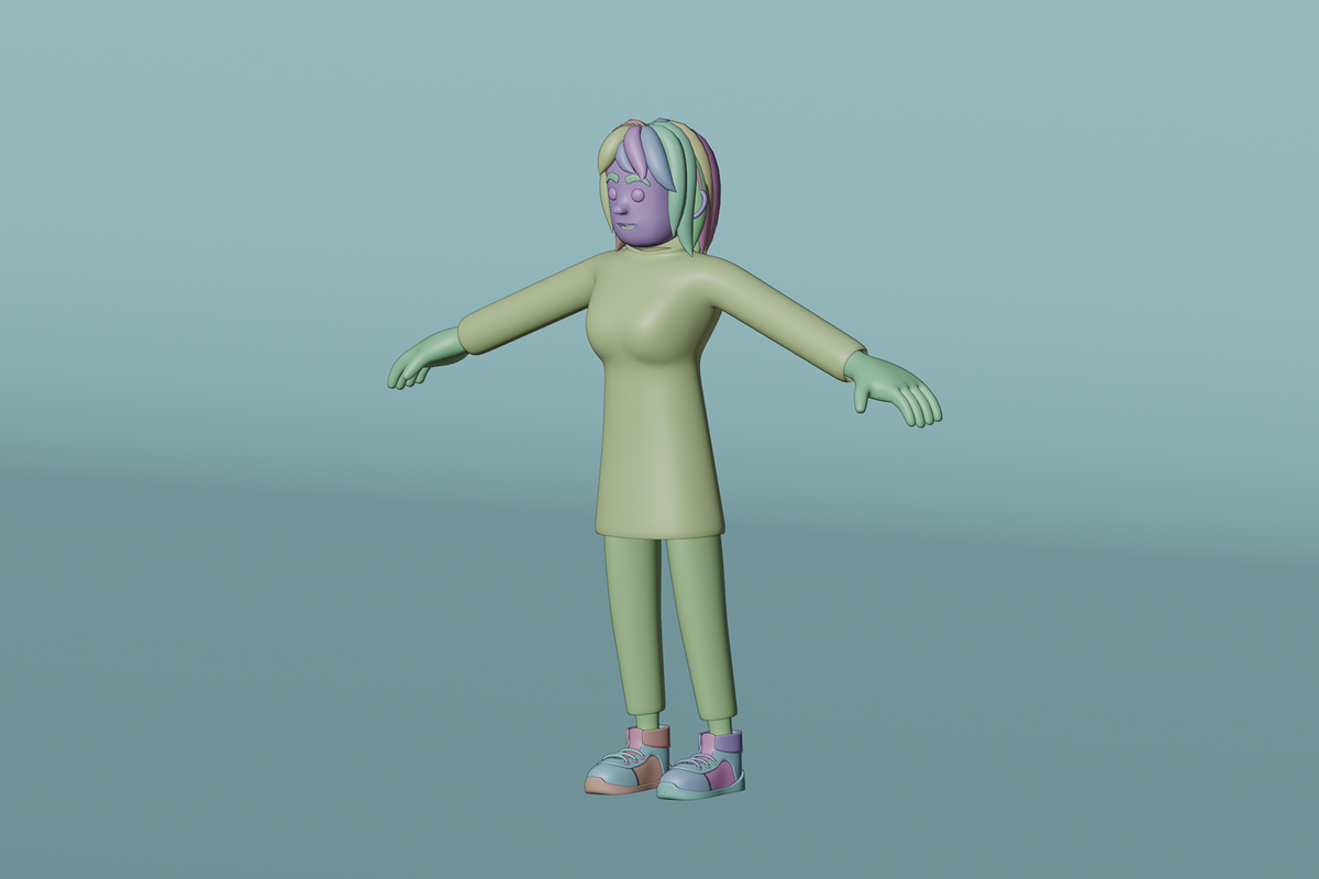 Family 3D Character Pack, a Characters & Person 3D Model by Dudukbersama (Photo 3 of 5)