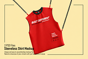 Sleeveless Shirt Mockup, a Shirt Mockup by Custom.scene (Thumbnail 1 of 3)