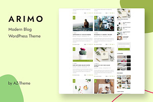 Modern Blog WordPress Theme - Arimo