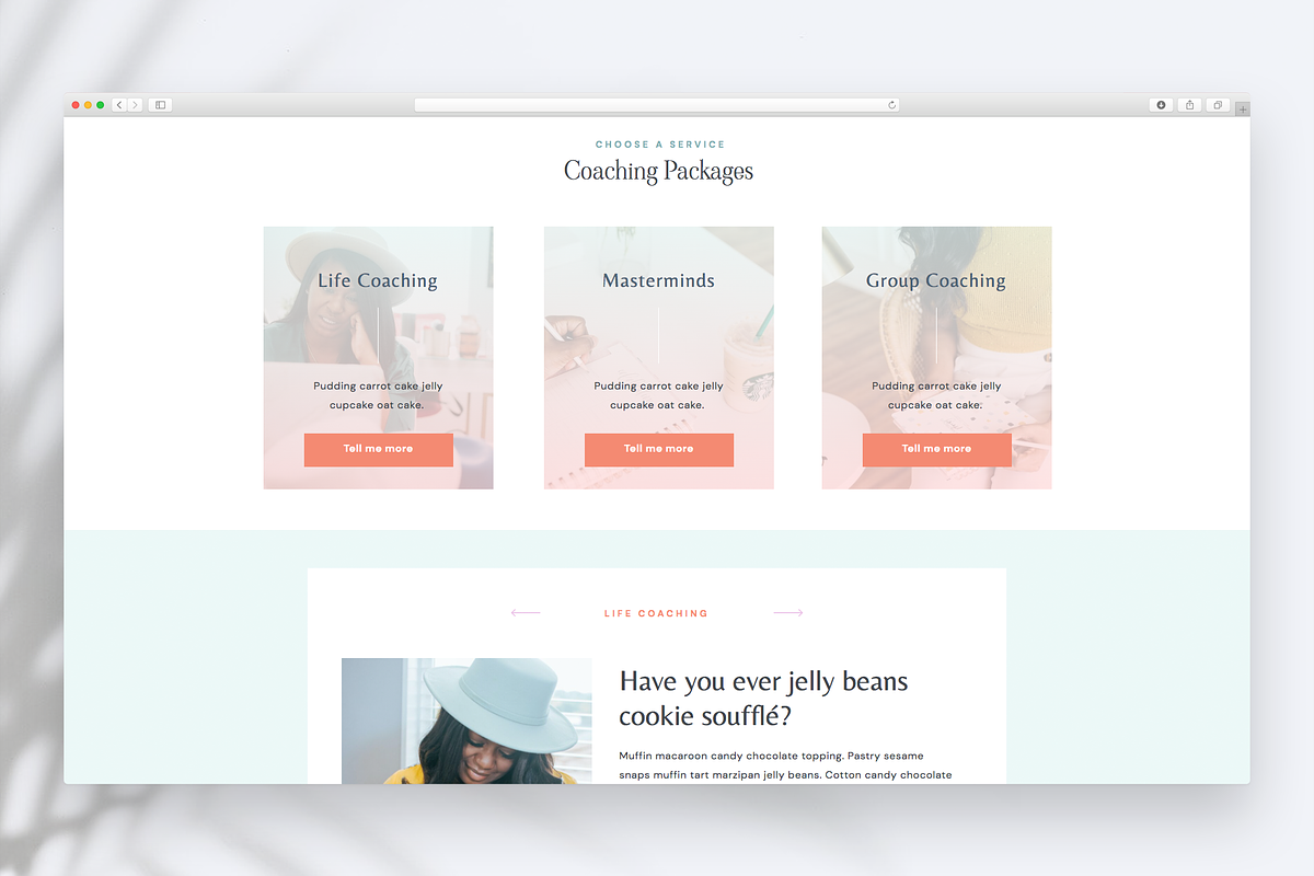 Showit Coach VA Website Template, a Landing Page Template by Sugar Studios (Photo 6 of 8)