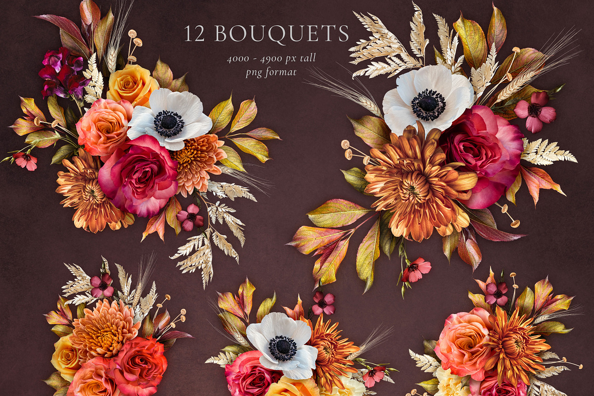 Autumn Cider Floral Clip Art, an Object Graphic by Eclectic Anthology (Photo 5 of 13)