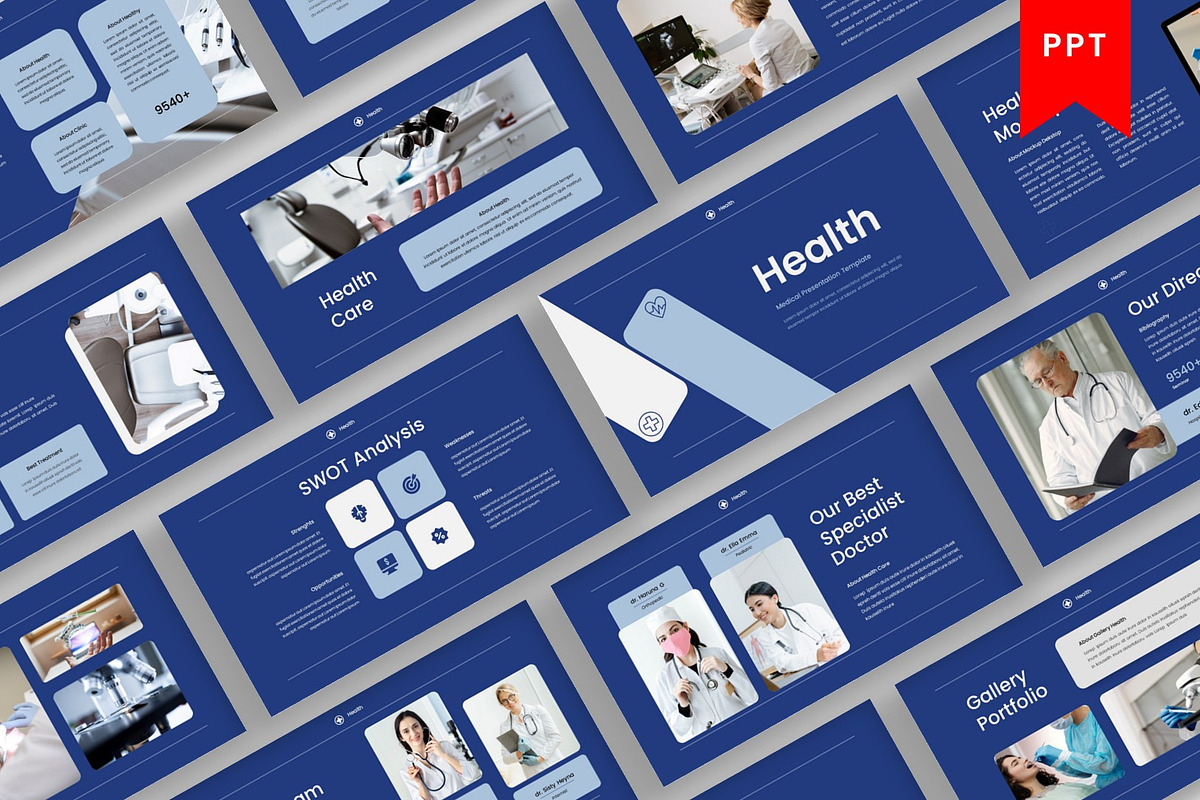 Health-Medical PowerPoint Template, a Presentation Template by kreatifreya
