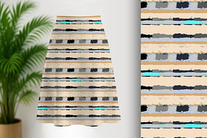 Neon Glow Distress Stripe, a Pattern Graphic by Sharon Schwalbe