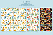 Christmas tigers. New Year cute set., an Animal Illustration by babenkoirusa (Thumbnail 5 of 17)
