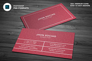 Simple Watercolor Business Cards, a Business Card Template by Galaxiya (Thumbnail 1 of 6)