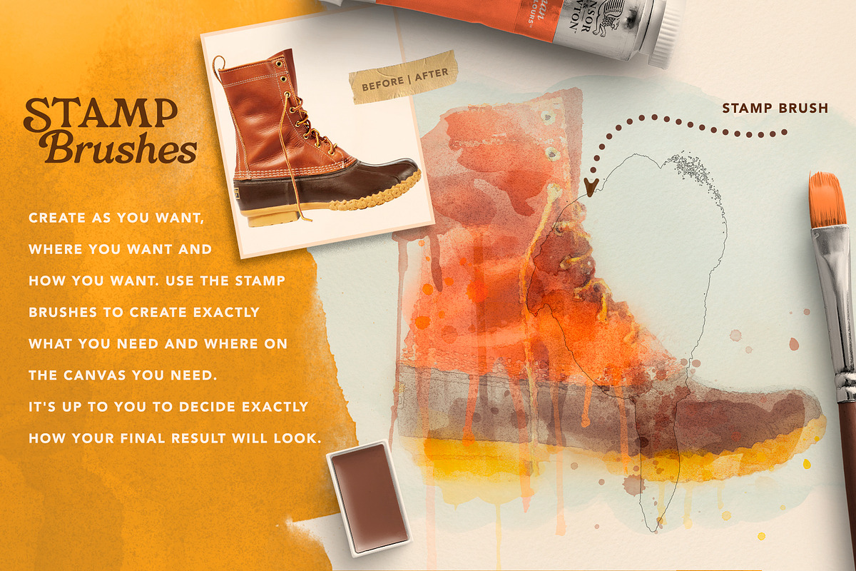 Total Watercolor Creator • SALE, an Action Add-On by Vintage Voyage Supply (Photo 7 of 11)