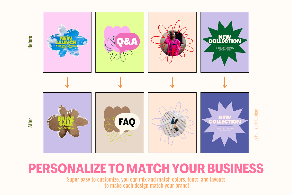 Small Business Instagram Posts, a Social Media Template by Hell Yeah Designs (Photo 6 of 9)