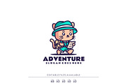 Adventure Cat Mascot Logo Design, a Branding & Logo Template by Artnivora.Std (Thumbnail 1 of 3)