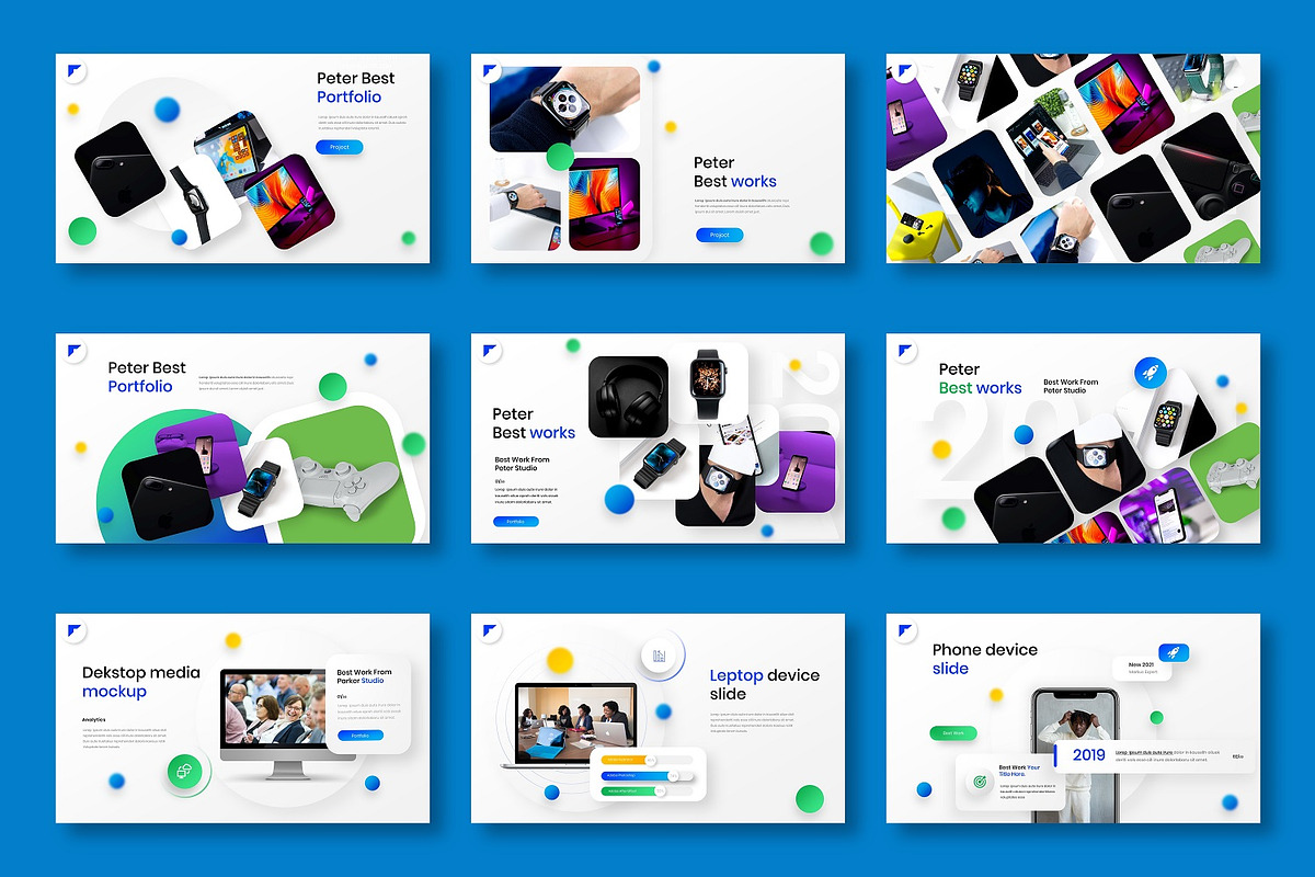 Parker - Business Google Slide Templ, a Presentation Template by Dens Creative Studio (Photo 7 of 12)