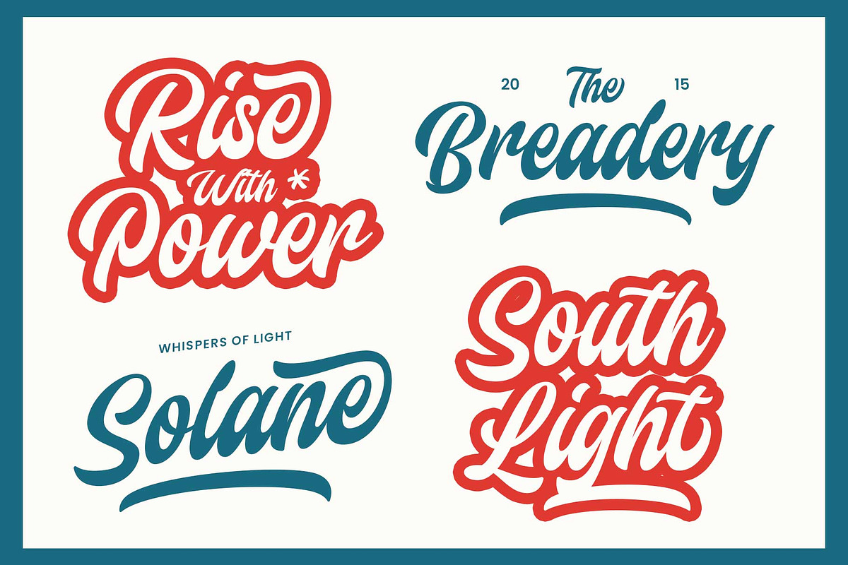 Camelate - Bold Script, a Script Font by Novitype (Photo 10 of 11)