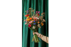 Bright bouquet on green, a Nature Photo by Beautiful things