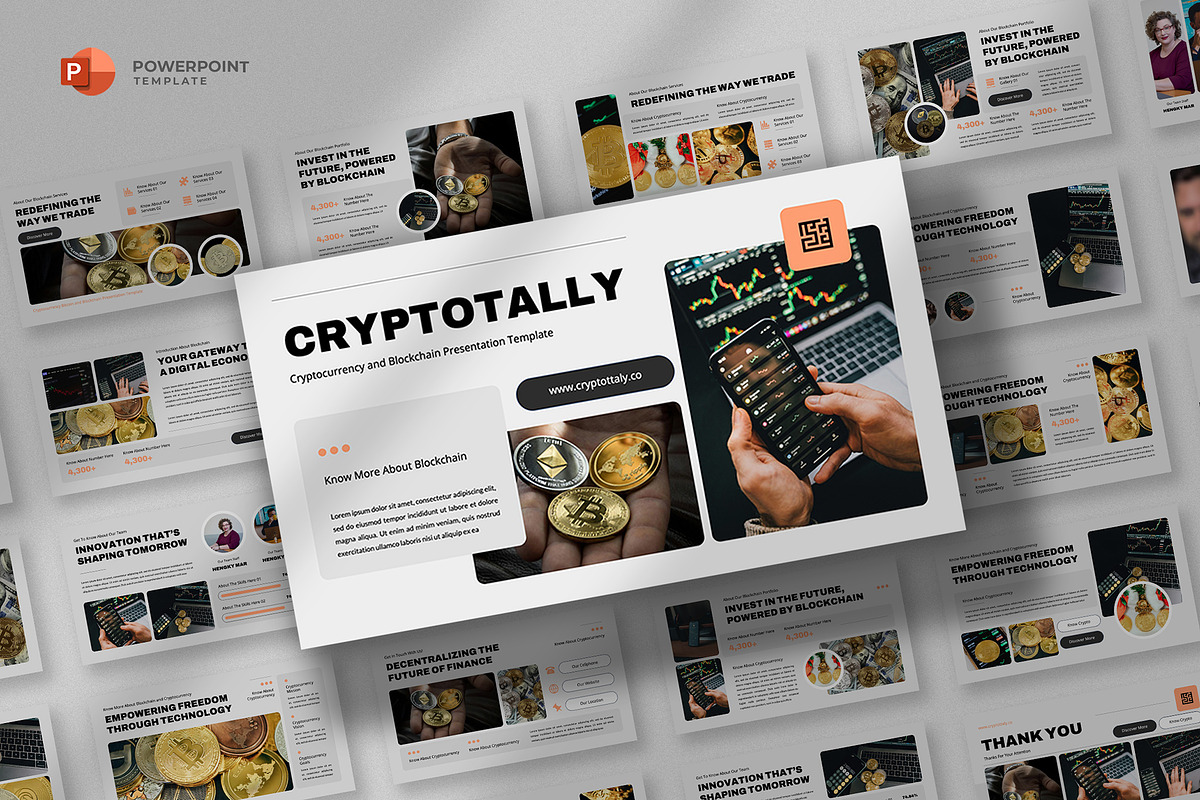 Blockchain Cryptocurrency Powerpoint
