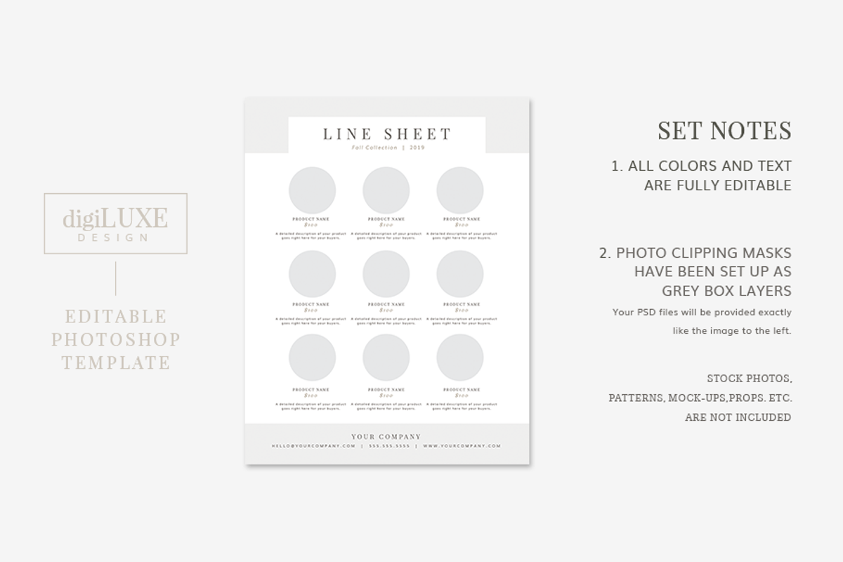 Wholesale Catalog Template PHOTOSHOP, a Brochure Template by Digiluxe (Photo 2 of 4)