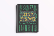 Hand Drawn Spruce Branches & Pattern, a Background Graphic by IRSYART (Thumbnail 7 of 9)