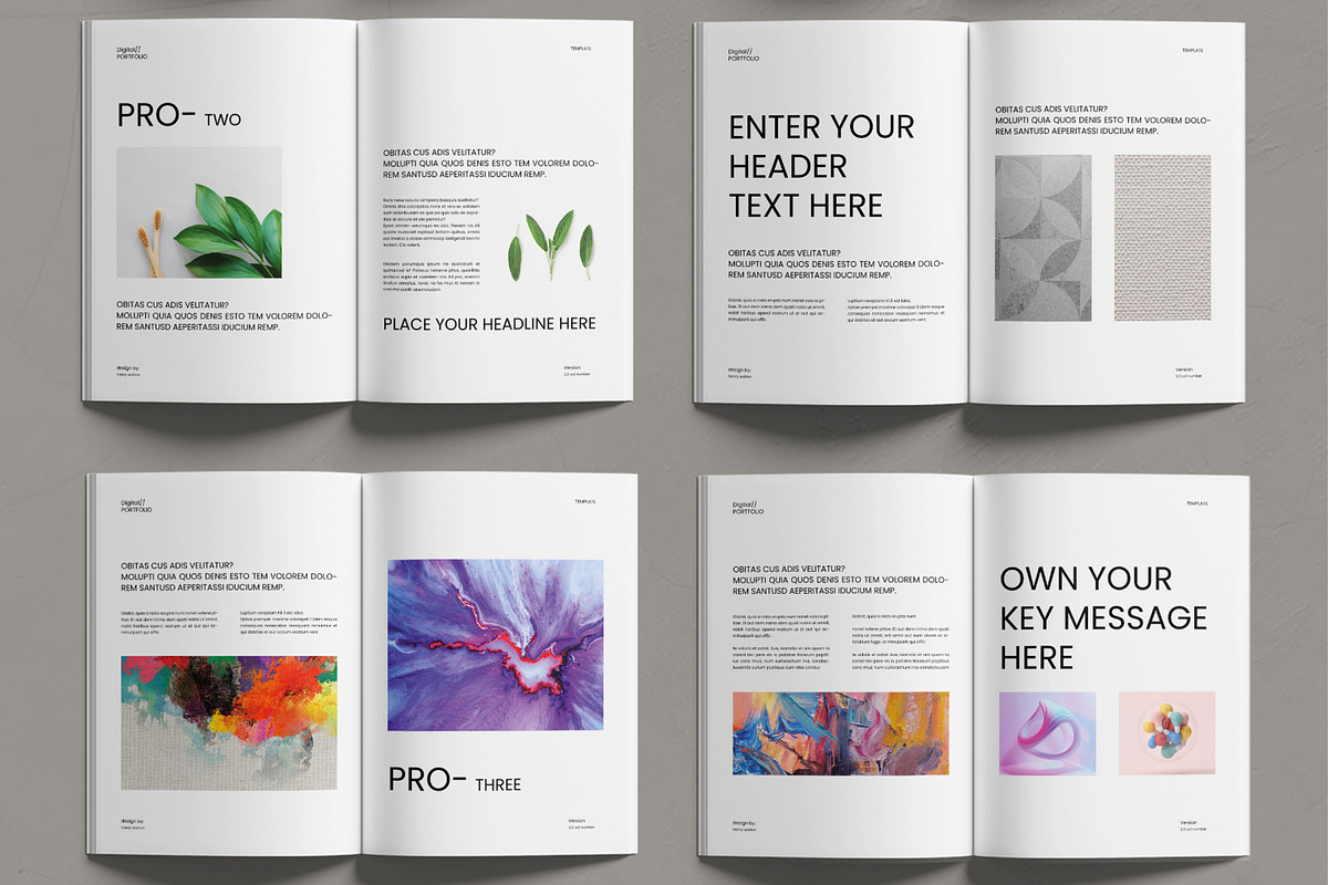Magazine Template, a Magazine Template by MightyDesign (Photo 3 of 6)