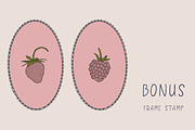 Berries Procreate Stamp Brushes, a Brush Add-On by Little Nordic Atelier (Thumbnail 3 of 4)