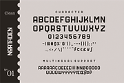 Northden Clean and Rough, a Sans Serif Font by 24Design Studios (Thumbnail 6 of 8)