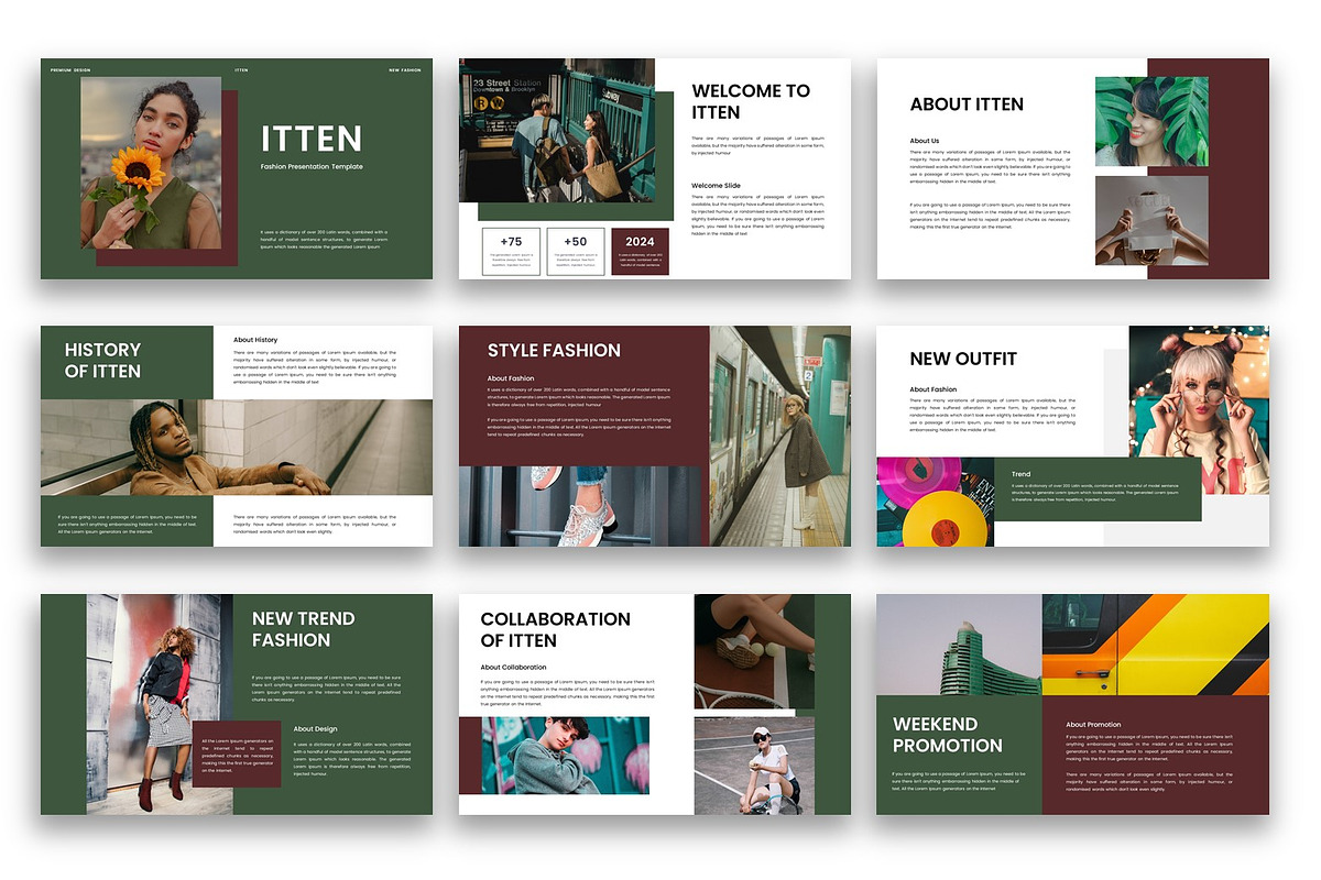 Itten – Business PowerPoint Template, a Presentation Template by kreatifreya (Photo 2 of 5)
