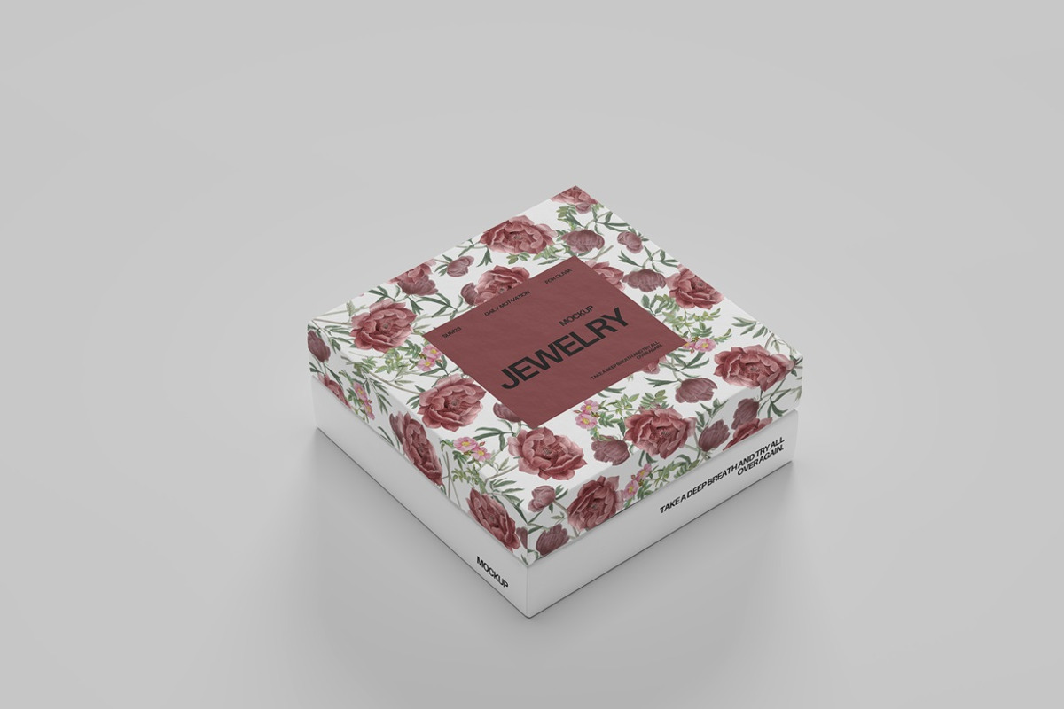 Jawelry Box Mockup, a Packaging Mockup by Tokobeta (Photo 2 of 9)