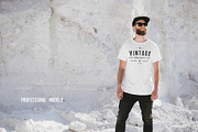 T-Shirt Mockup pack / Urban Edition, a Shirt Mockup by Arfis (Thumbnail 22 of 28)