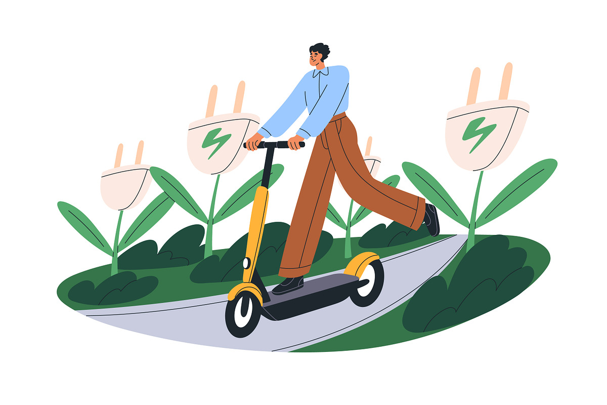 Environmental care. Eco concepts set, a Technology Illustration by Good Studio (Photo 3 of 9)