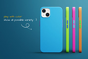 Phone Case Cover Mockup Set, a Product Mockup by mocko (Thumbnail 4 of 7)