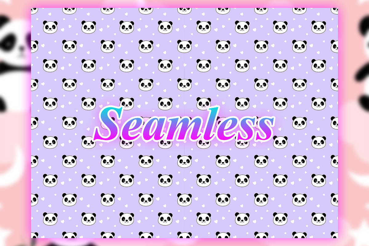 Cute panda seamless pattern, a Pattern Graphic by Digital Studio (Photo 7 of 7)