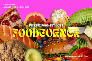 Foodcorner - Vintage Food Cut-Outs