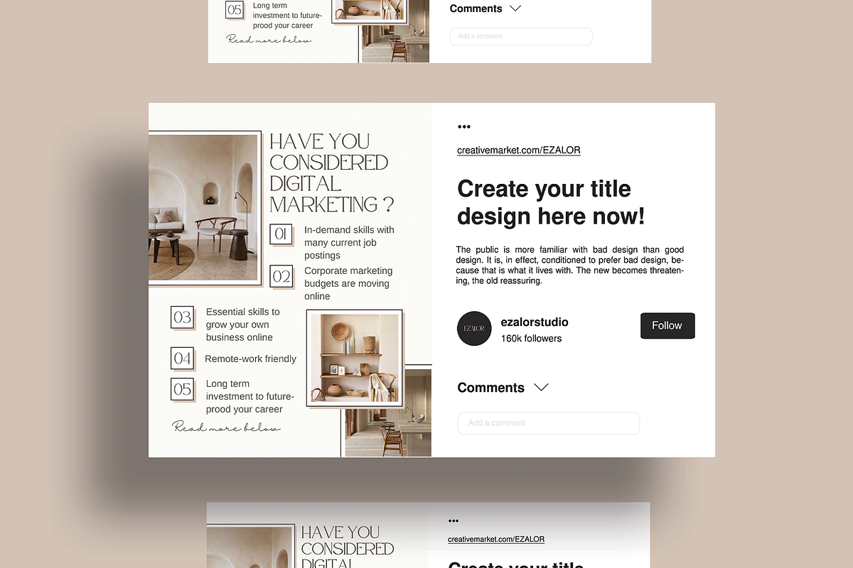 Instagram Financial Kit Influencer, a Social Media Template by Analogi Studio (Photo 9 of 15)