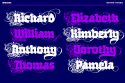 Wobegone, a Blackletter Font by Typogama (Thumbnail 10 of 14)