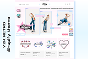 Y2K Retro Shopify Theme, a Shopify Template by PLANETSEL (Thumbnail 1 of 5)