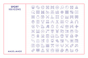 Sport Line Icons, an Outline Icon by Made by Made (Thumbnail 5 of 7)